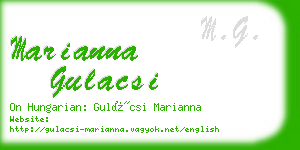 marianna gulacsi business card